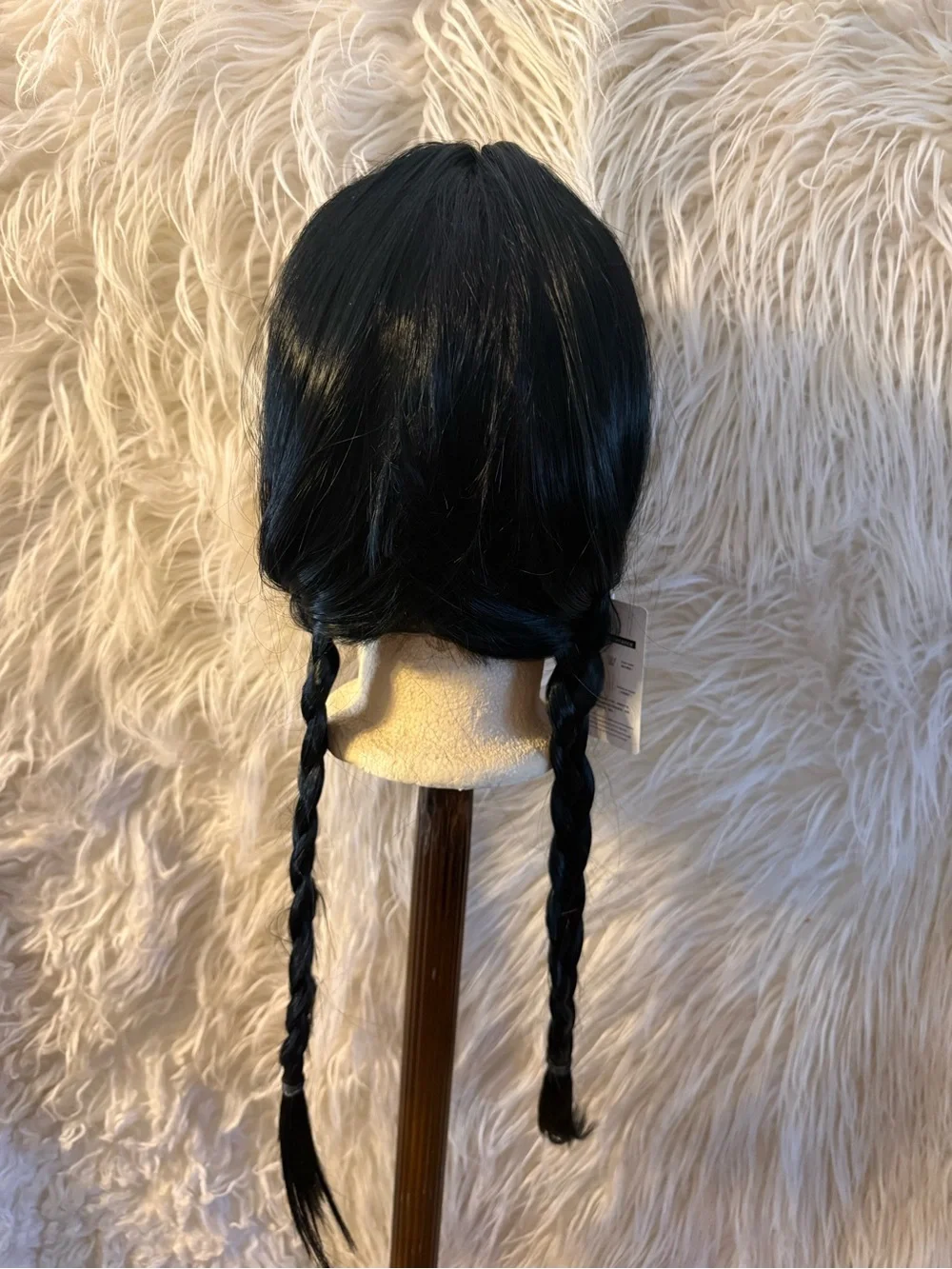 Women’s long black braided wig